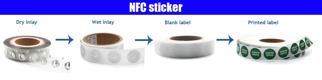 Customized Printing Ntag 215 RFID NFC Tag for Asset Tracking