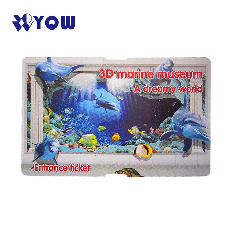 Hf Cmyk Printing Tickets Card RFID Paper Smart Card