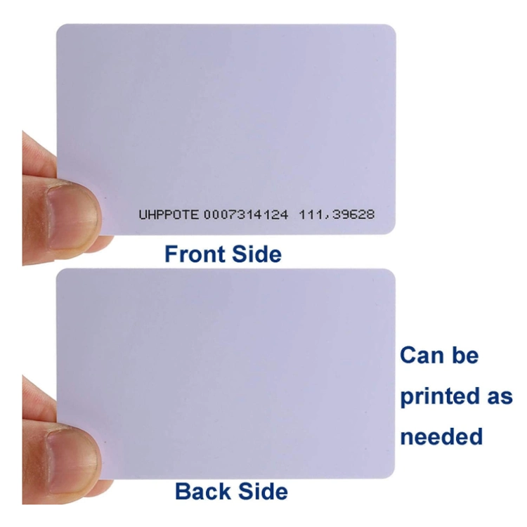White Blank 125kHz RFID Em4200 Hotel Key Card Lf Contactless ID Card