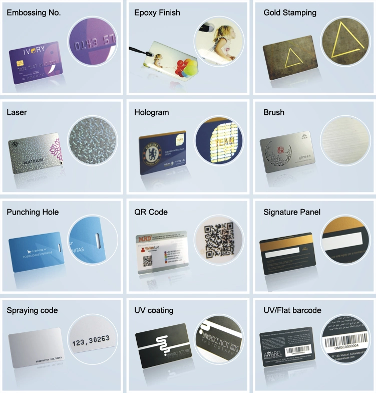 High Quality Dual Frequency Hf UHF RFID Smart Chip Card