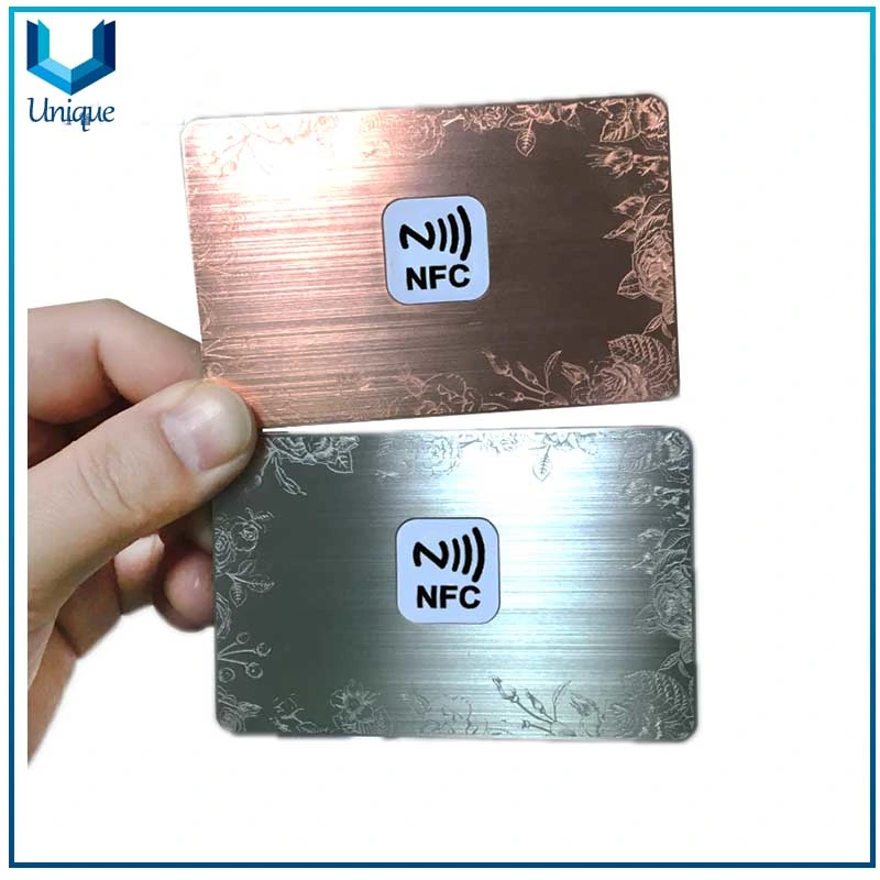 Custom Design Qr Code Printing Metal Card, Stainless Steel Black Metal Plaque