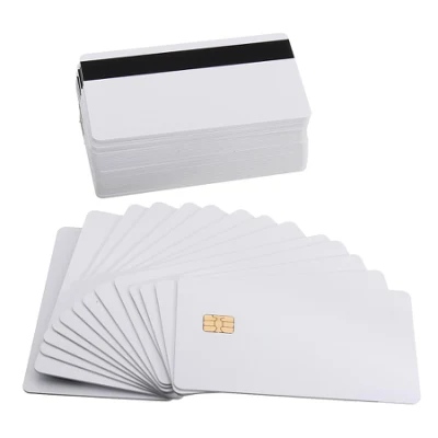 신용카드 크기의 자기 띠가 있는 인쇄 가능한 빈 PVC 스마트 카드