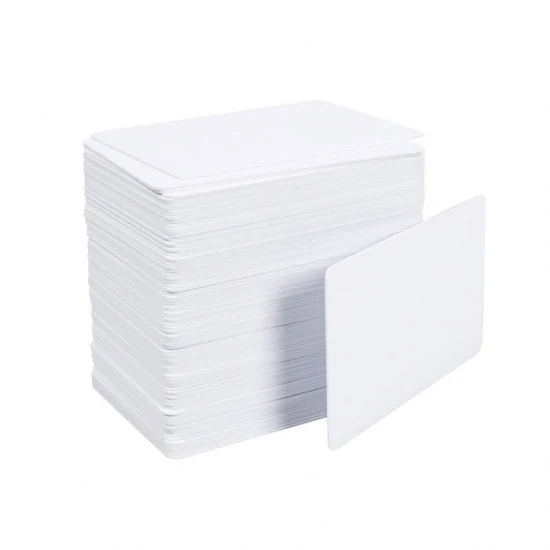 열전사 프린터용 단순 빈 흰색 PVC 카드