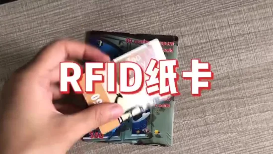 Hf cmyk 인쇄 카드 카드 rfid 종이 스마트 카드