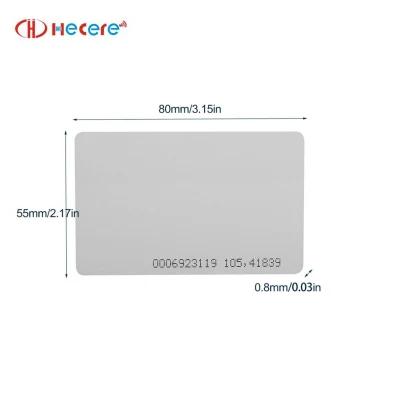 접근 제한을 위한 뜨거운 판매 주문 공백 rfid 스마트 카드 rfid lf hf 13.56mhz 125khz 카드