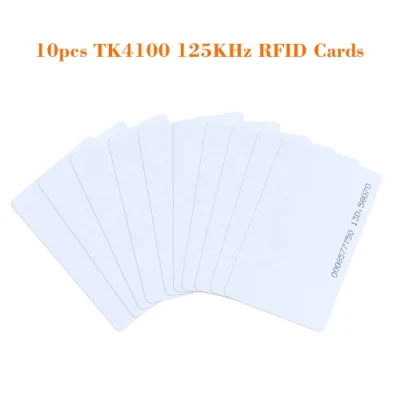125kHz의 Lf 주파수를 가진 재기록 가능한 플라스틱 RFID ID 카드