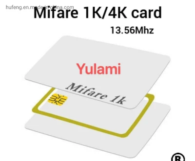 RFID 무선 주파수 RF 빈 흰색 근접 PVC IC 비접촉식 스마트 카드 MIFARE 1K/4K 13.56MHz IC 칩 카드