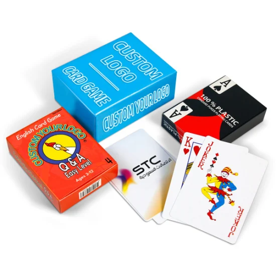사용자 정의 광고 선물 타로 카드 놀이 어린이 교육 카드 포커 카드 PVC 카지노 자전거 종이 플라스틱 카드 놀이