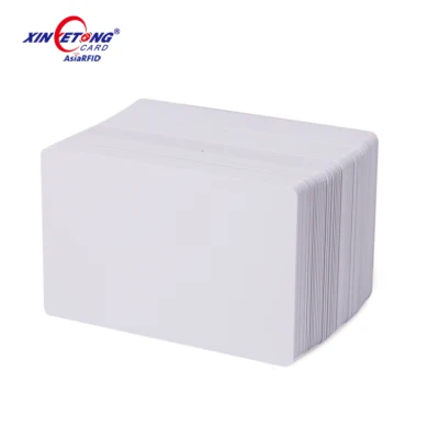 ID 카드 프린터 인쇄를 위한 흰색 Cr80 플라스틱 빈 PVC 카드