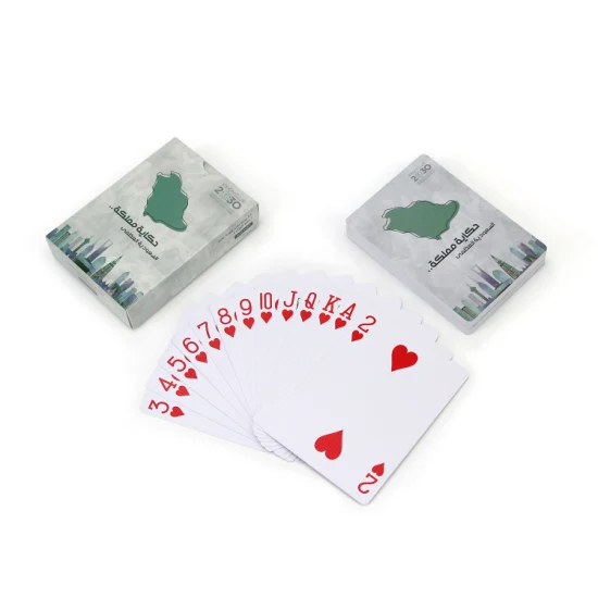도매 가격 쿠웨이트 포커 카드 사용자 정의 인쇄 100% 플라스틱 사우디 아라비아 카타르 카드 놀이 100% 플라스틱 카드 놀이
